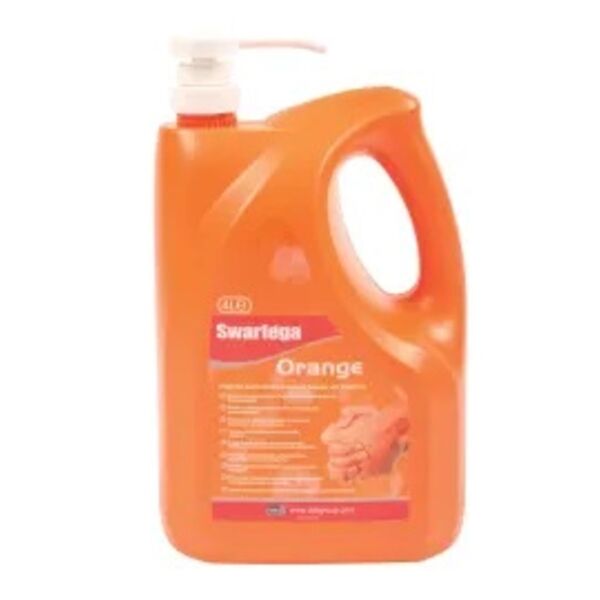 Orange Hand Cleaner Pump Top Bottle 4 litre Thumbnail
