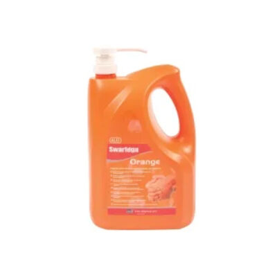 Orange Hand Cleaner Pump Top Bottle 4 litre Thumbnail